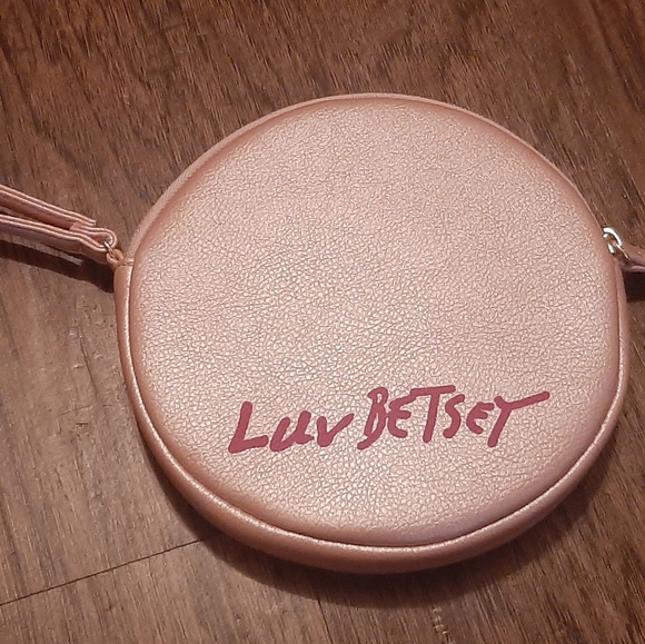 Luv Betsey Small Round Rainbow Wristlet. - Picture 2 of 3